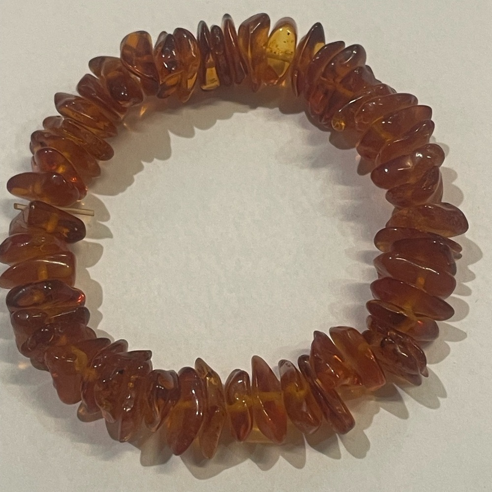 Amber Beaded Bracelet